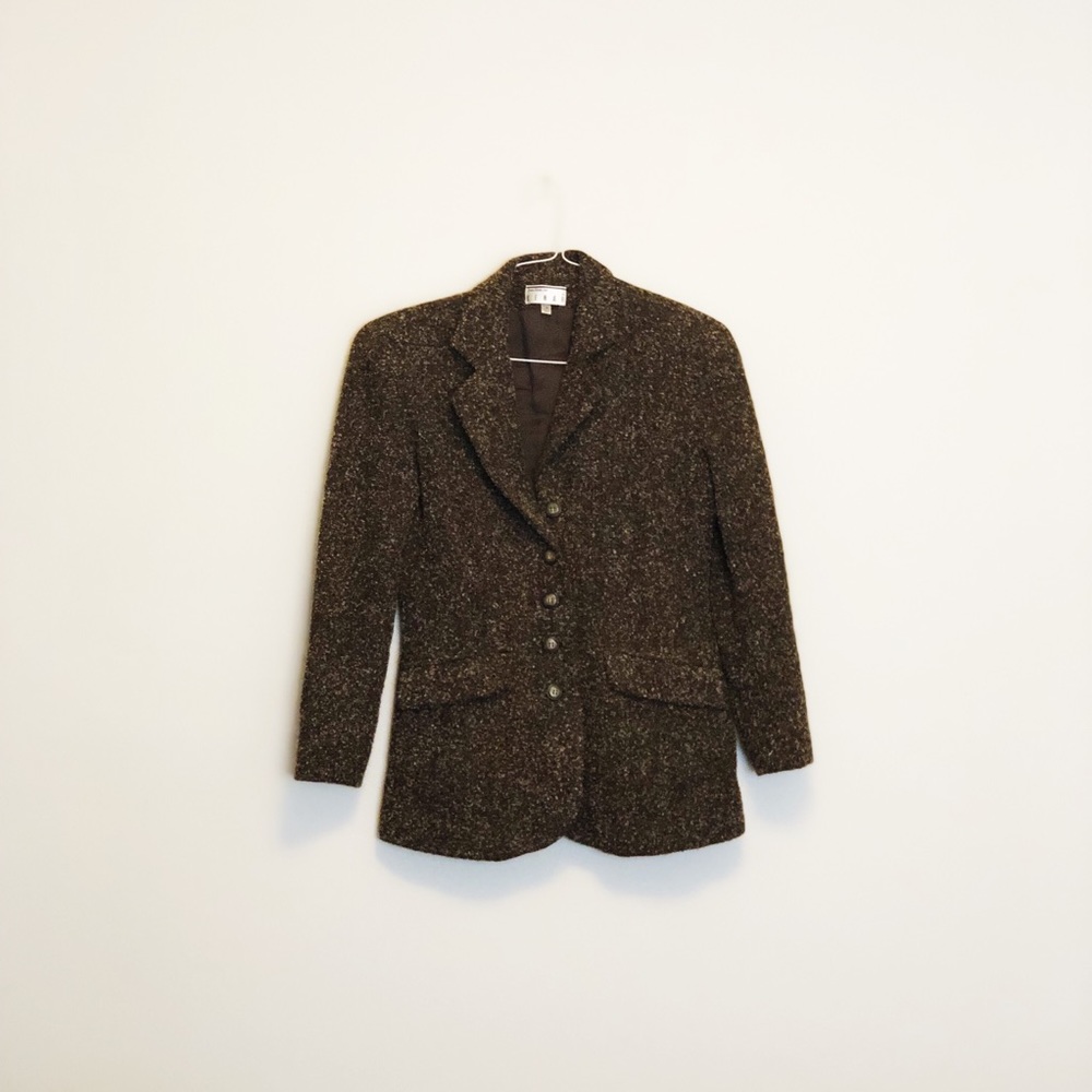 Two Piece Wool Jacket/Skirt Suit by Ann Tijan